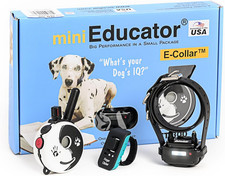 E-Collar Dog Training Collar, Rechargeable Remote  Finger Clicker, for Small to