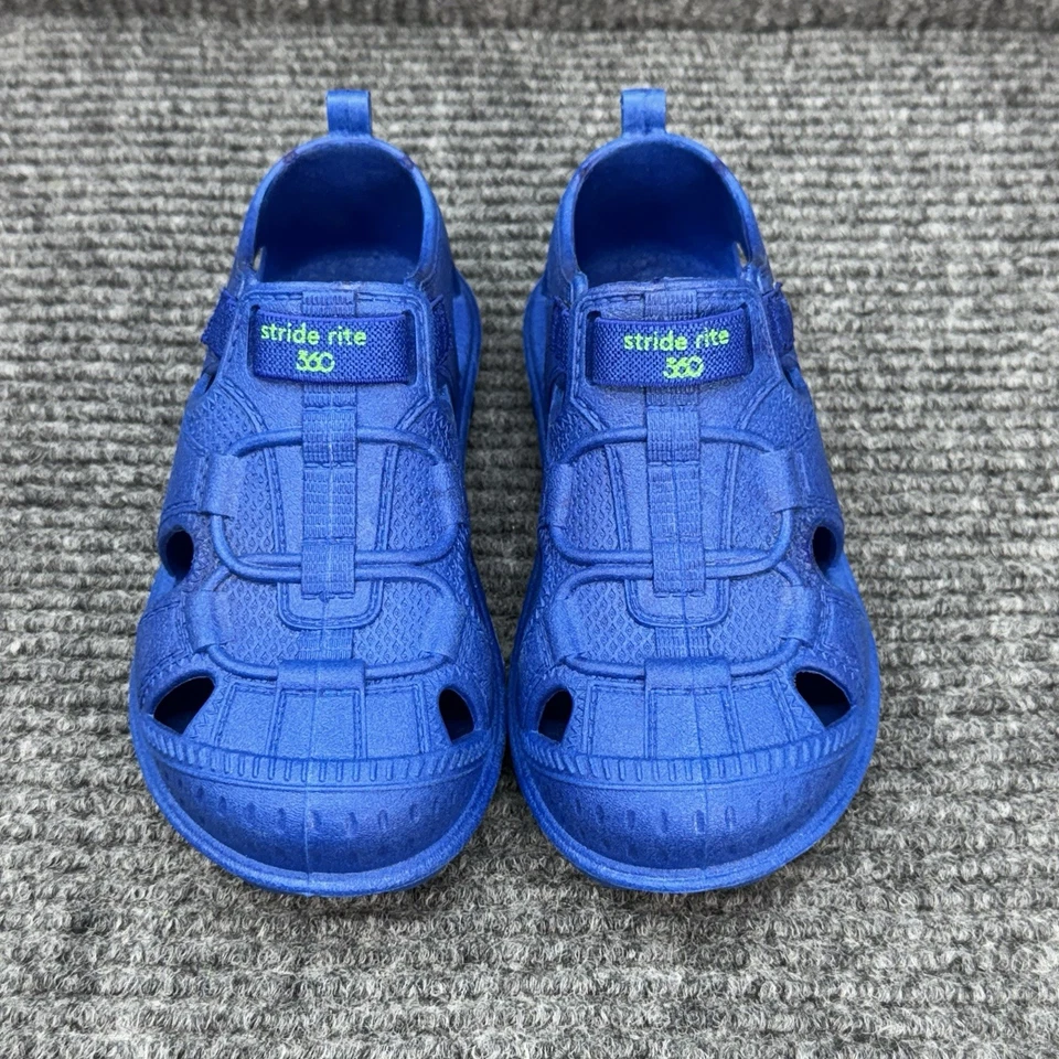 Sandalia Impermeable Stride Rite 360 Laguna Niños Pequeños 10 Azul Lavable a Máquina Foto 4 de 4