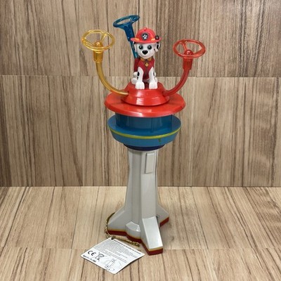 Paw Patrol Lookout Tower Command Center Light Up Spinner Toy Rescue Pup Marshall