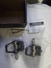 BUCKLOS Dual Function Pedal fit PELOTON Shimano SPD/LOOK Delta MTB Bike PD-M317