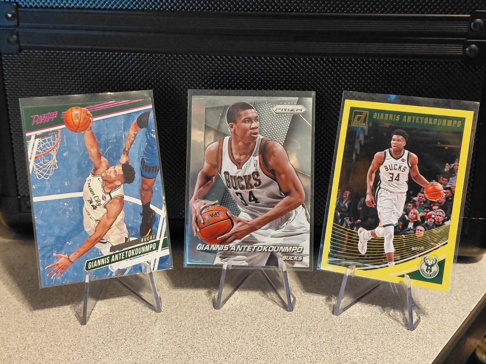 2014 2019 Prizm Donruss Yellow Prestige Pink Giannis Antetokounmpo #73 #62 #85