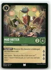 Mad Hatter - Gracious Host 86/204 The First Chapter Disney Lorcana TCG