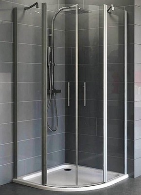 Schulte Alexa Style 2.0 Runddusche Viertelkreisdusche Eck Duschkabine Radius 550