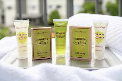 12 Items / 2 Sets - Crabtree & Evelyn Verbena & Lavender de Provence Travel Set