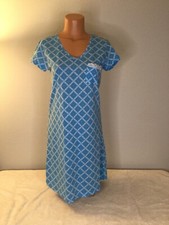 JONES NEW YORK Signature Blue White Nightgown. Size Small. NEW.