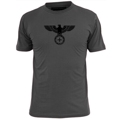Herren Adler Kreuz Symbol T-Shirt Militär Römische Symbologie