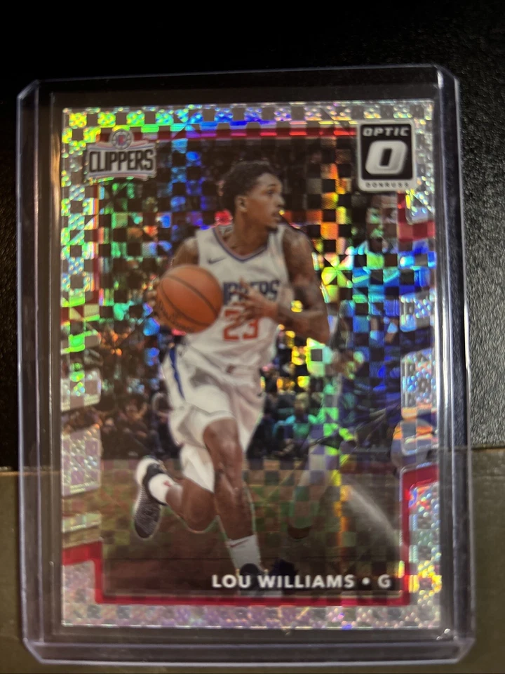 2017-18 Donruss Optic Lou Williams Checkerboard #65 Clippers - Image 2 of 4