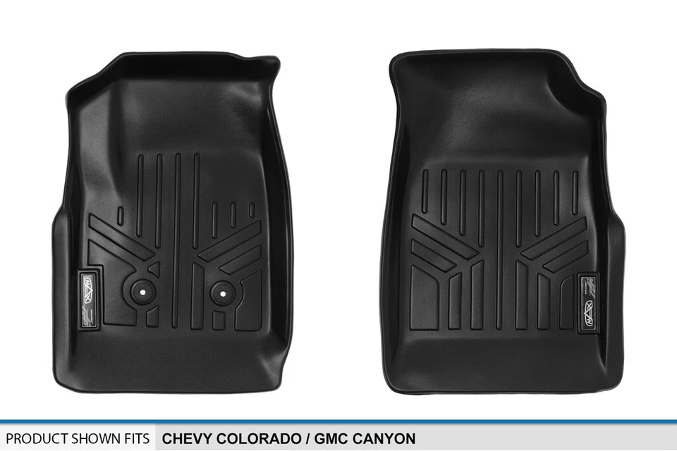 SMARTLINER Custom Fit Floor Mats 1st Row 2015-2022 Chevy Colorado GMC Canyon — 第 4/4 张图片
