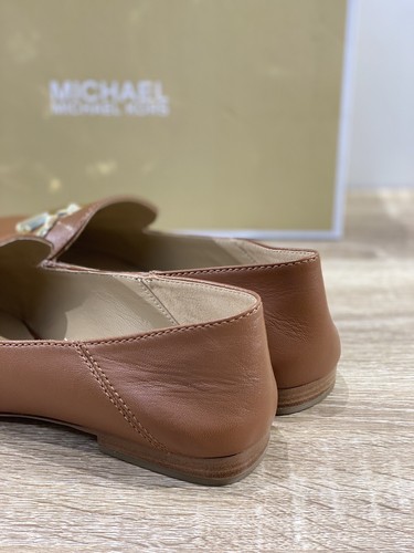 Michael Kors mocassino donna izzy loafer pelle cuoio casual 36 - Imagen 3 de 6