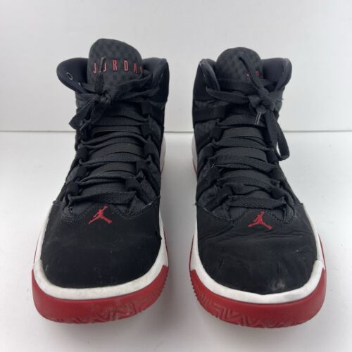 Nike Air Jordan Max Aura Zapatos de Baloncesto Tenis Negro Rojo AQ9084-023 Hombres 12 - Imagen 2 de 8
