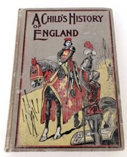 A Child's History of England Charles Dickens W.B. Conkey Rare Cover Horse Armor
