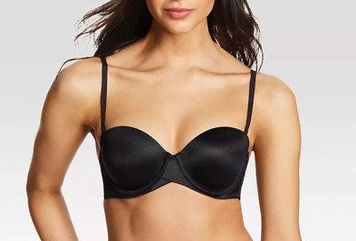 Maidenform Self Expressions Women'sMultiway Stay Put Strapless Bra 36DD Black
