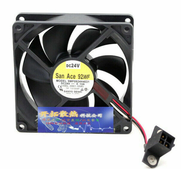 Sanyo A90L-0001-0583 Fanuc Cooling Fan 9WF0924H4031 24V 0.13A | eBay
