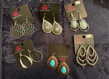 Paparazzi Dangly Earring Lot 6 New