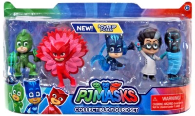 PJ Masks Collectible Figure Set 5 Power Up Poses Owlette Gekko