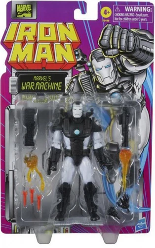 Figura de acción Iron Man Marvel Legends serie vintage (retro) máquina de guerra