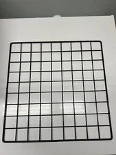 Box of 24 Black 14"x 14" Plastic Coated Wire Mini Grid Panels with 1.5" Squares