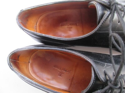 John Lobb Bespoke Chambord Black Leather Derby Split toe 7.5  display picture 2