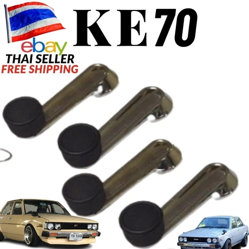 Hand turns the mirror For TOYOTA COROLLA FIT 4K KE 70 FITS 1973-1987 THAI 4 pcs.