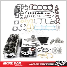 Head Gasket Bolt Timing Chain Cover Water Pump Cylinder Head Set fit Toyota 2.4L