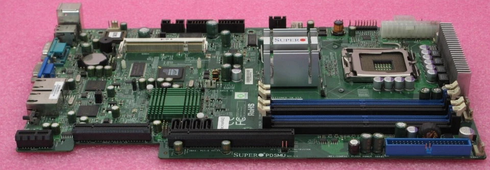 Supermicro PDSMU Rev 1.1 LGA775 Xeon 3000/3200 4x DIMM Slots Server Motherboard - Image 3 of 4