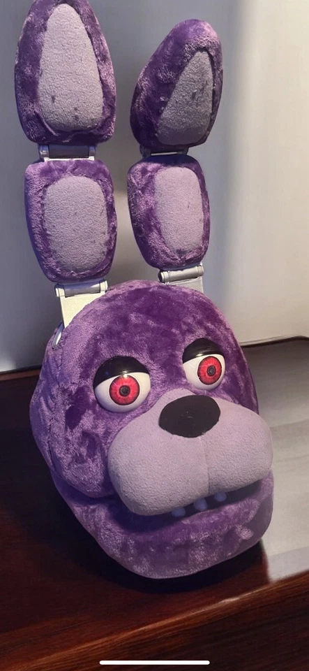 Cabezal de cosplay Bonnie con luces LED y mandíbula móvil Foto 3 de 4