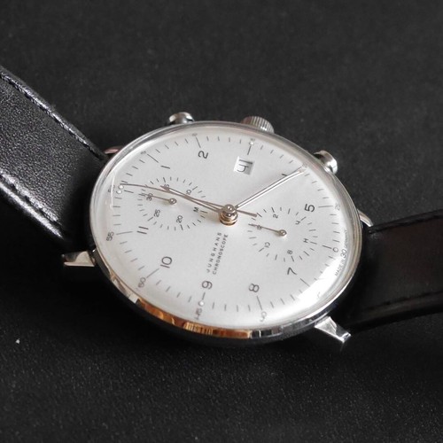 Junghans Max Bill Chronoscope Chronograph 027/4800.02 Herrenuhr gebraucht