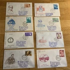 FDC First Day Cover X 37 Indian, India Stamps