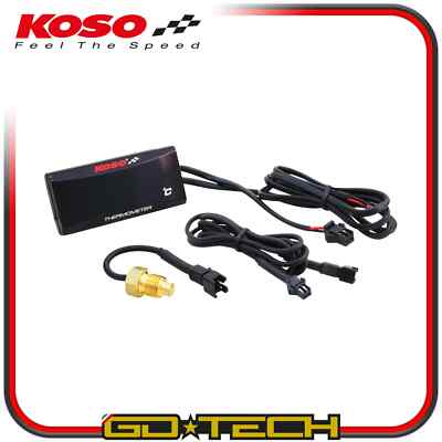 Indicatore Temperatura Acqua Simoni Racing WT/D - Display Digitale 2", Retroilluminazione Blu, Bordo Alluminio - Foto 6