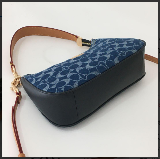 COACHテリタンニンデニム脇バッグバッグエア・ウットレッ CAF82 NWT Coach Teri Shoulder Bag In Signature Denim CAF82 | eBay