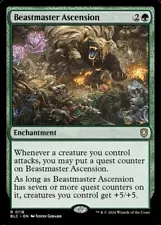 Beastmaster Ascension 0118 Non Foil Rare Bloomburrow Commander MTG NM