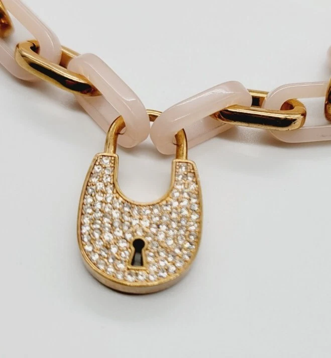 Update more than 158 gold paperclip necklace michael kors latest