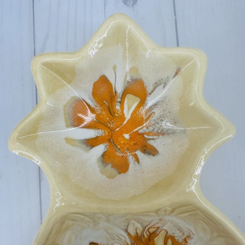 California Pottery Ceramic Pineapple Shaped Dish Tiki Serving Platter 12" - Picture 5 of 11