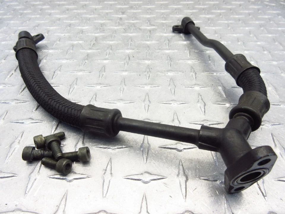 1994 88-97 SUZUKI GSX600F KATANA 600 OEM OIL LINES PIPES HOSES ENGINE MOTOR - Image 3 of 4