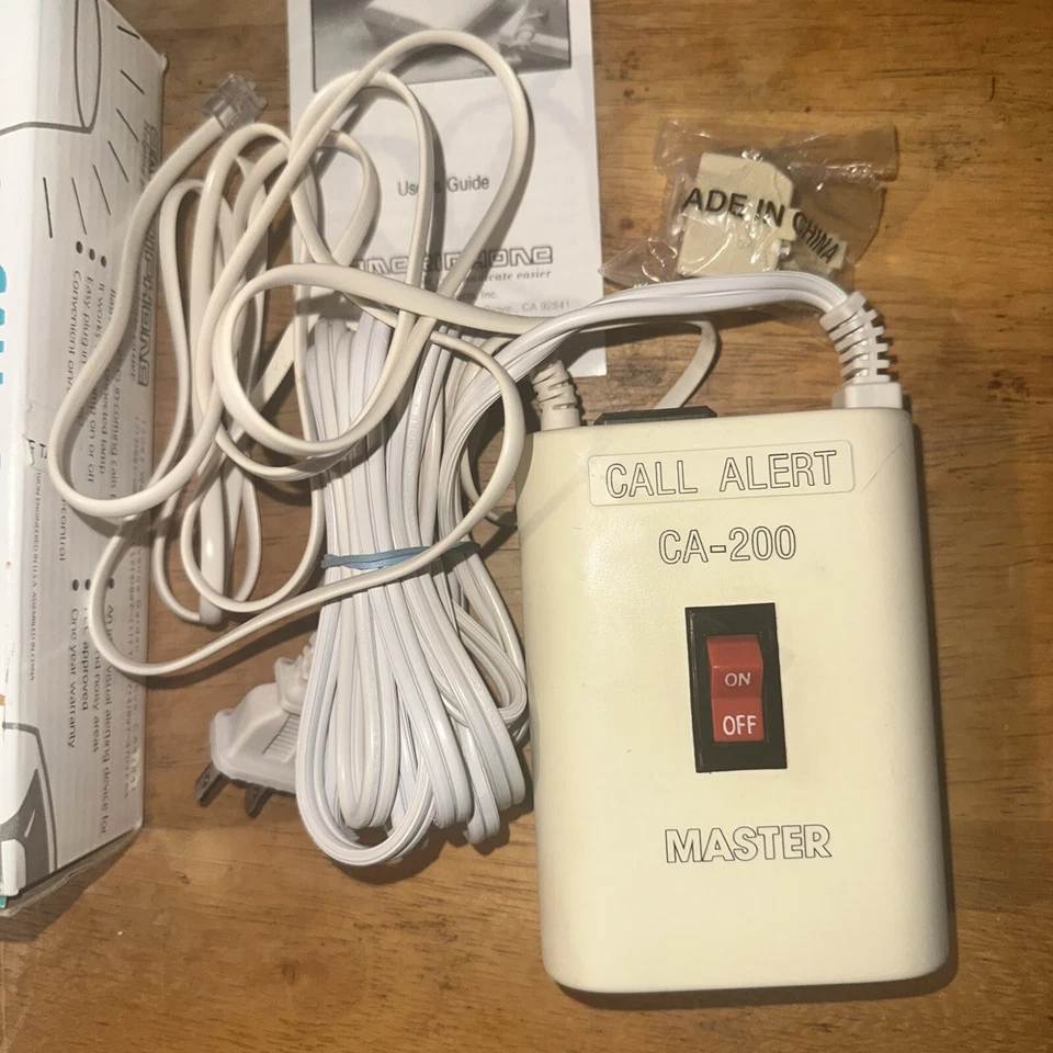 Ameriphone Call Alert Modelo CA-200 ¡UNIDAD MAESTRA Y REMOTA! ¡Buen estado! Foto 4 de 4