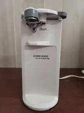Electric Can Opener Proctor Silex  White Free Standing 9"H