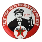 Vintage Texaco Gasoline Sign - Gas Motor Oil Pump Plate Porcelain Sign