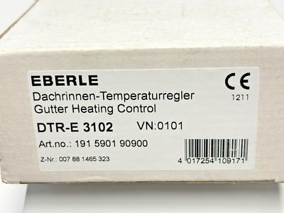 Eberle Dachrinnen Temperatur Regler Neu DTR-E 3102   (R2/F1/004)