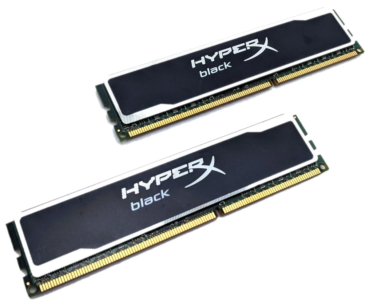 Kingston HyperX Black 8GB Kit 2x4GB DDR3 1600MHz PC3 12800 RAM KHX16C9B1BK2 8X