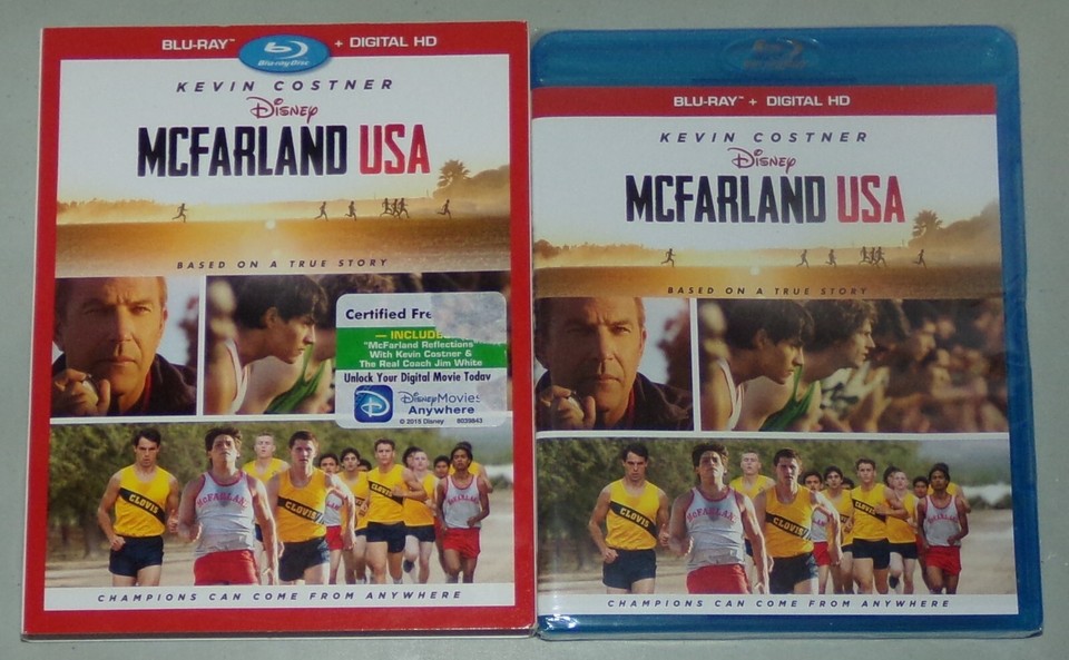 MCFARLAND, USA (Bluray 2015) Kevin Costner 1987 Cross Country Champion