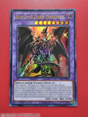Yugioh Red-Eyes Dark Dragoon Set 4 card Black Dragon Magician