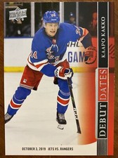 20-21 UD Series 1 Hockey Debut Dates DD-17 Kaapo Kakko