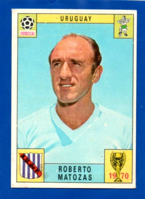 PANINI MEXICO 70 FOOTBALLERS FIGURE ROBERTO MATOZAS GREEN BACK NEW/NEW
