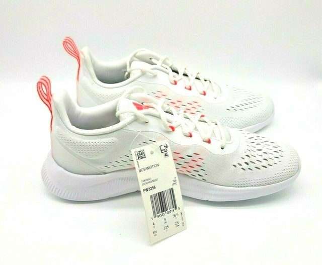 Size 5.5 - adidas Novamotion White Signal Pink for sale online | eBay