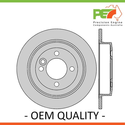 1x New *PROTEX* Rotor - Rear For MINI COOPER R50 2D Hatchback FWD. | eBay