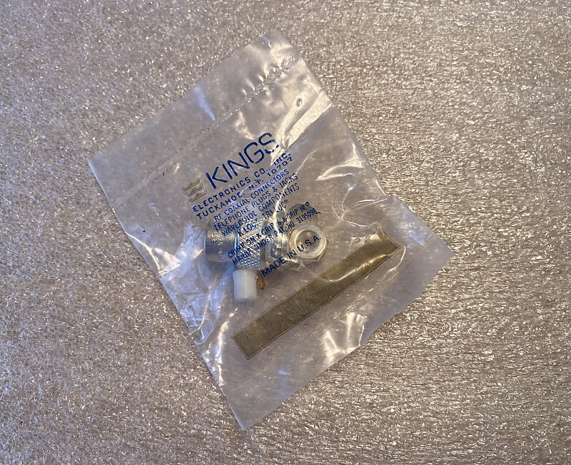 Kings KA-59-22 Male TNC Solder/Clamp Connector - Quantity 1 Kings KA-59-22 Male TNC Solder/Clamp Connector - Quantity 1