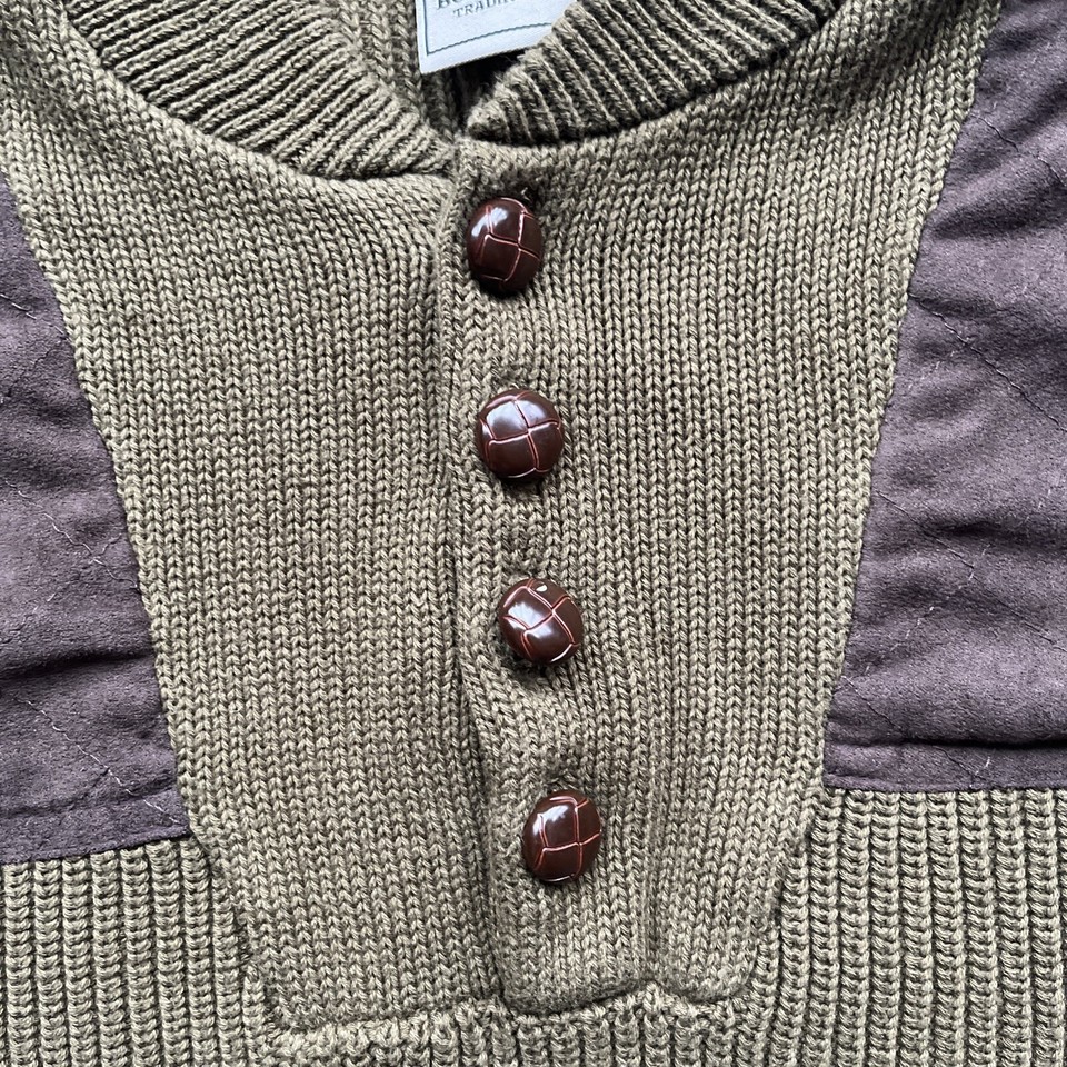 Boulder Creek Trading Company Thick Knit Cotton Men’s Sweater Olive Green 2XL eBay