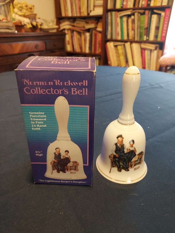 6.25-Inch Norman Rockwell Porcelain Collector's Bell