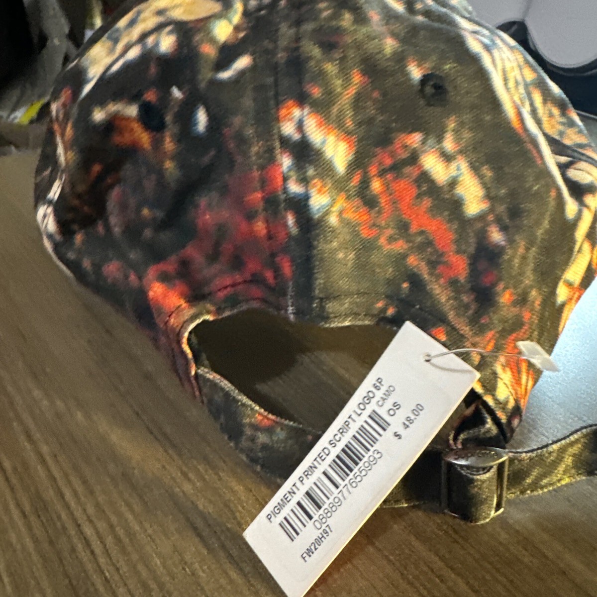 Supreme FW20 Pigment Print Script Logo 6-Panel Camo | eBay