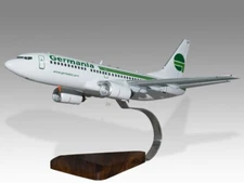 Boeing 737-700 Germania Desk Wood Airplane New Model Small Scale 1/100